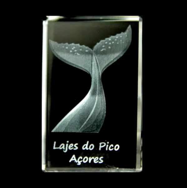 Paralelepípedo Cristal Cauda Baleia - Lajes do Pico