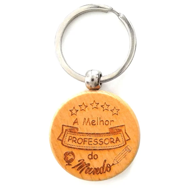 PR222_2 Porta-Chaves "A Melhor Professora do Mundo"
