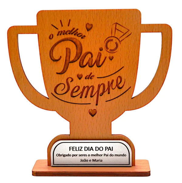 Bibelot Taça Champions League Melhor Pai de Sempre