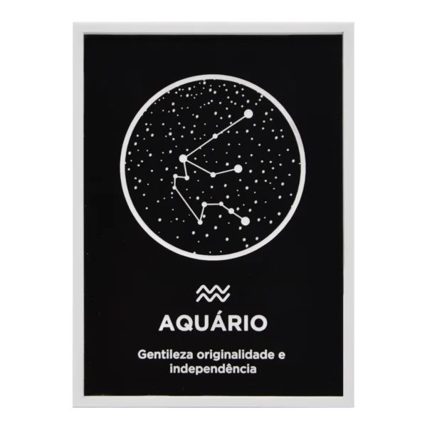 Moldura Signo "Aquário"