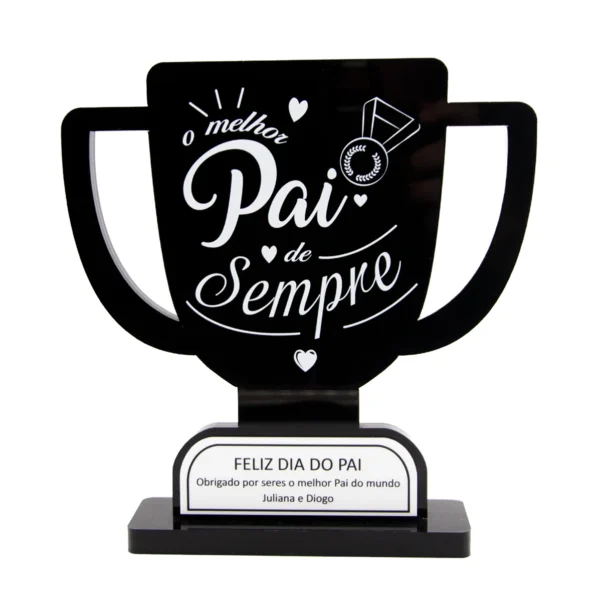 Bibelot Taça Champions League Melhor Pai de Sempre