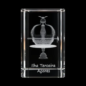 CR001 Paralelepípedo Cristal CR6 - Coroa - Terceira