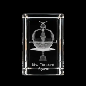 CR004 Paralelepípedo Cristal CR40 - Coroa - Terceira
