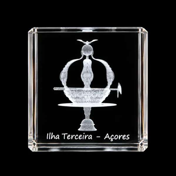 CR007_3 Cubo Cristal CR3 - Coroa - Terceira