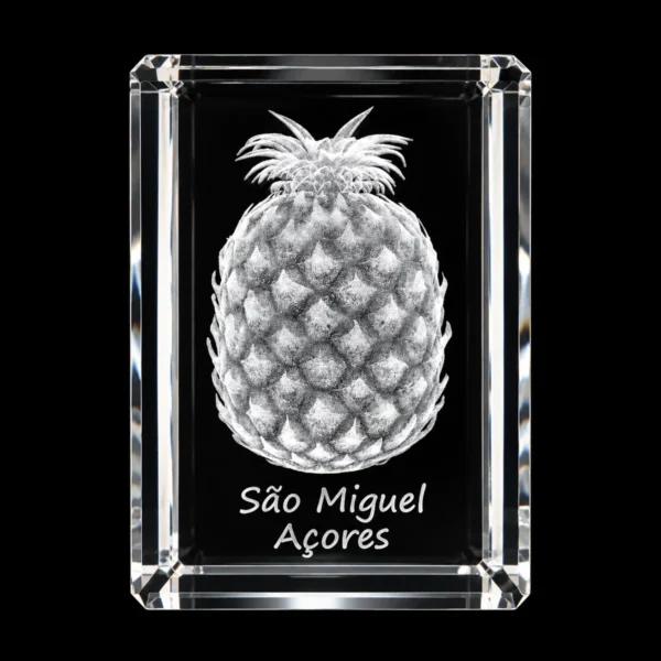 CR068 Paralelepípedo Cristal CR17 - Ananás
