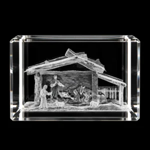 Paralelepípedo Cristal 906060 - Presépio 3D