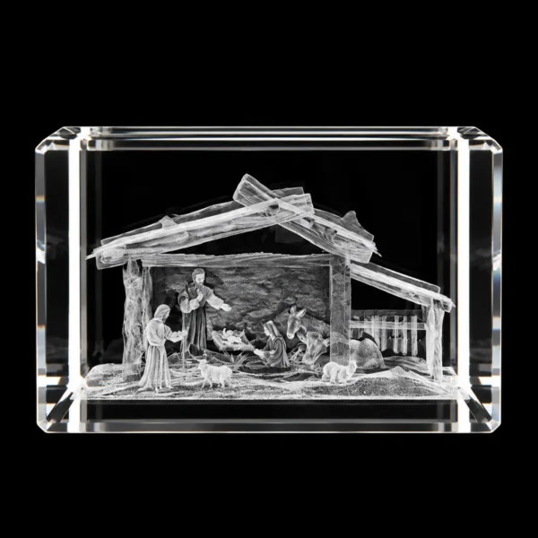 Paralelepípedo Cristal 906060 - Presépio 3D