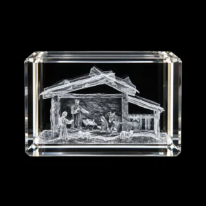 Paralelepípedo Cristal C1 Presépio 3D