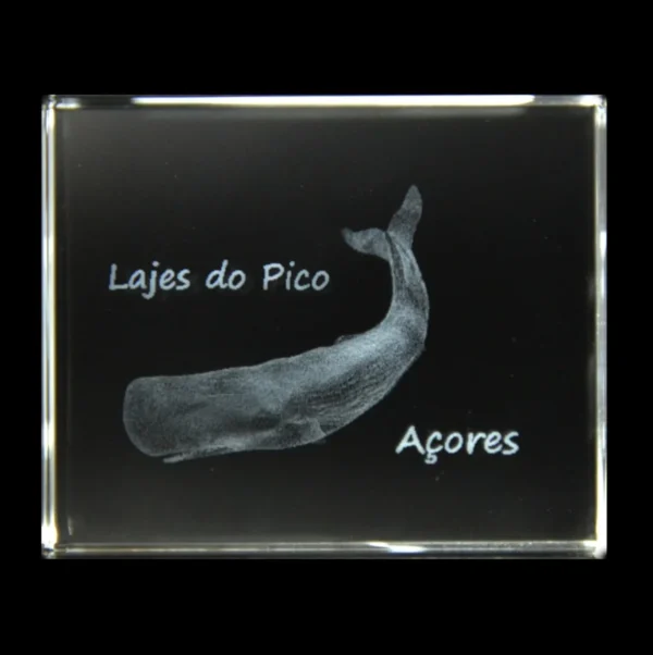 Paralelepípedo Cristal 504025 - Cachalote - Lajes do Pico