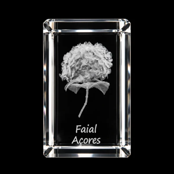 CR513 Paralelepípedo Cristal CR17 - Hortênsia - Faial