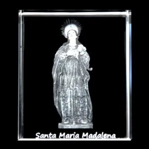 Paralelepípedo Cristal 706040 -  Santa Maria Madalena