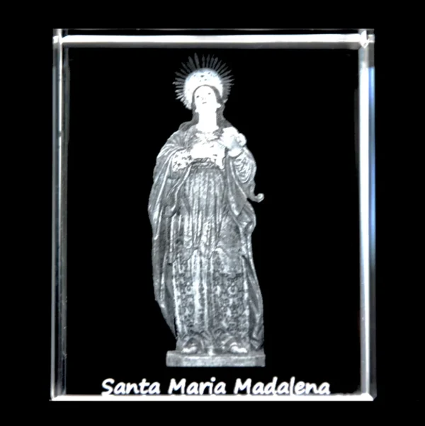 Paralelepípedo Cristal 706040 -  Santa Maria Madalena