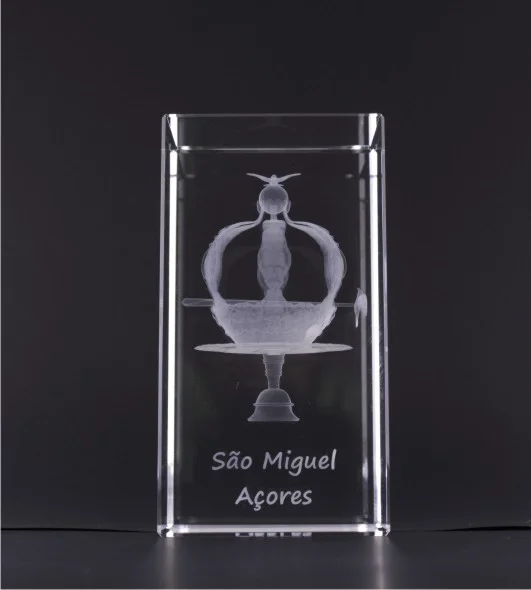 Coroa-S.M.10_14 Paralelepípedo Cristal 706040 Coroa - S. Miguel
