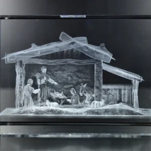 Paralelepípedo Cristal CR18 - Presépio 3D