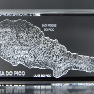Paralelepípedo Cristal 603535 - Pico Mapa Ilha