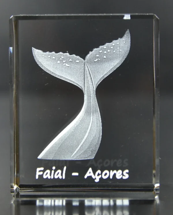 Paralelepípedo Cristal CR40 - Cauda Baleia - Faial