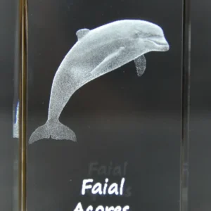 Paralelepípedo Cristal 504025 Golfinho-Faial