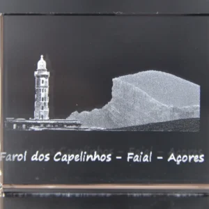 Paralelepípedo Cristal 504025 - Farol e Vulcão 2D