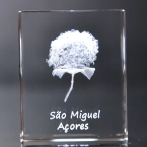 Paralelepípedo Cristal 504025 Hortênsia - S. Miguel