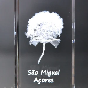 Paralelepípedo Cristal 603535 - Hortênsia - S. Miguel