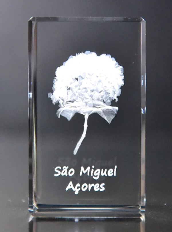 Paralelepípedo Cristal 603535 - Hortênsia - S. Miguel
