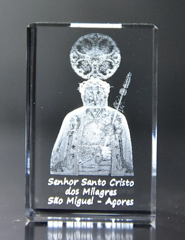 Paralelepípedo Cristal CR17-Santo Cristo Milagres