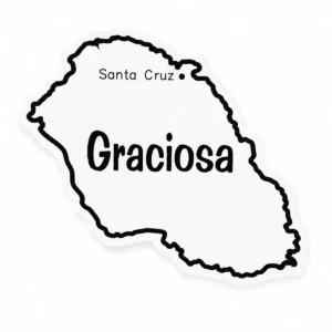 Iman Vitri Mapa Ilha Graciosa  - Ilha Branca