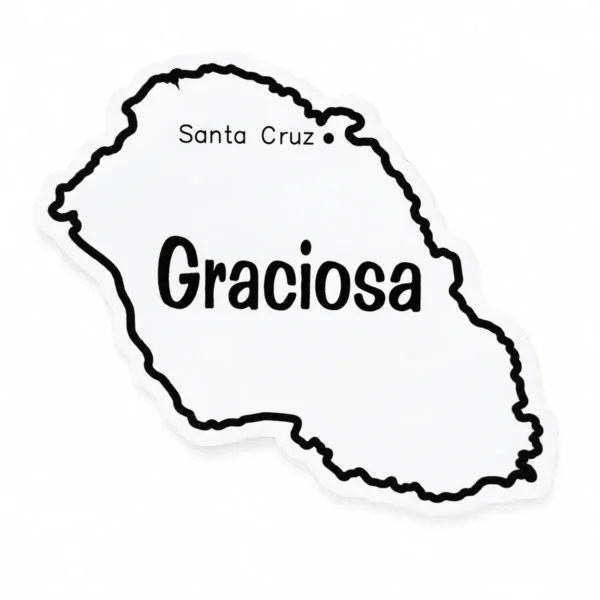 Iman Vitri Mapa Ilha Graciosa  - Ilha Branca