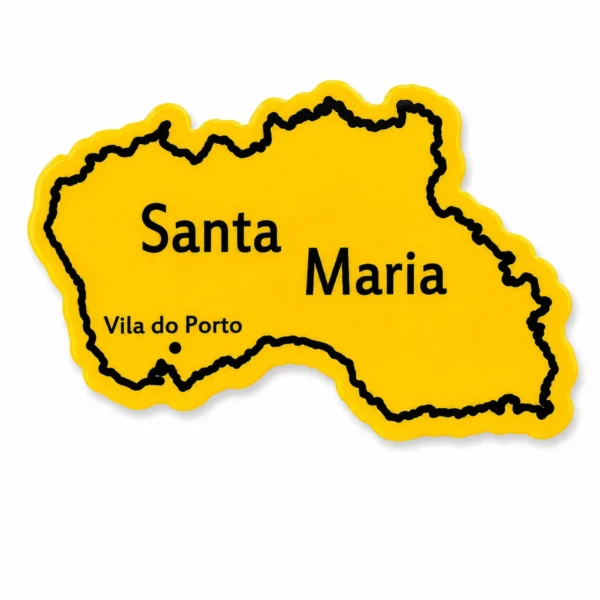 Iman Vitri Mapa Ilha Santa Maria  - Ilha Amarela