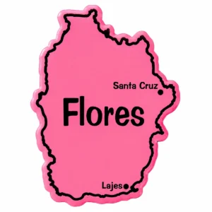IM1109 Iman Vitri Mapa Ilha Flores - Ilha Rosa