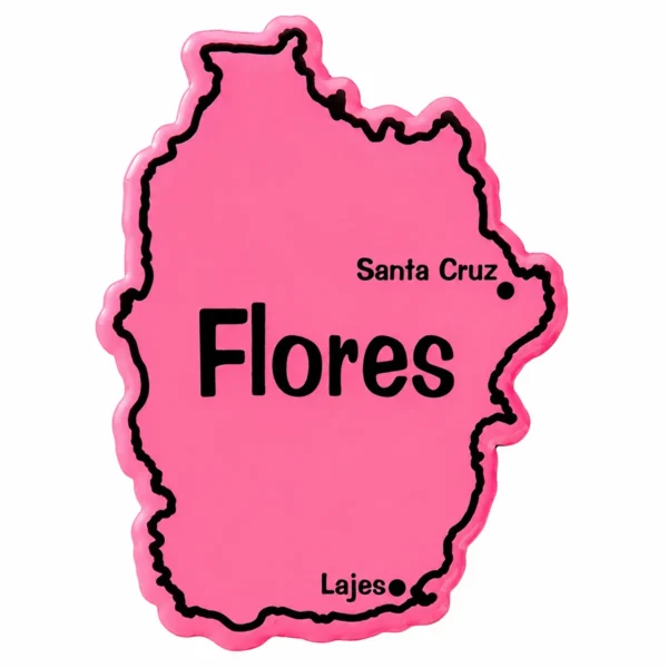 IM1109 Iman Vitri Mapa Ilha Flores - Ilha Rosa