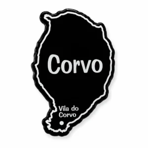 IM1110 Iman Vitri Mapa Ilha Corvo - Ilha Preta