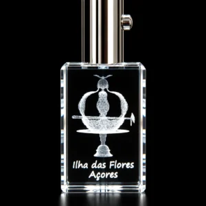 Porta-Chaves Cristal Rect c/LED-203302-CoroaFlores