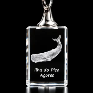 Porta-Chaves Cristal Rect s/LED Cachalote-Pico