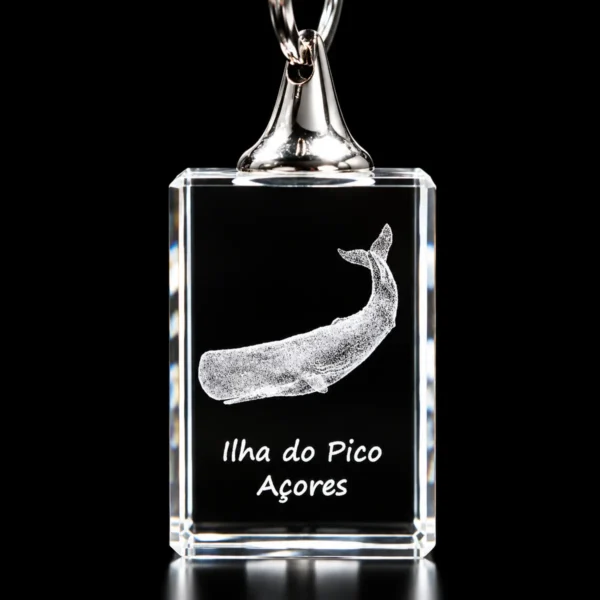 Porta-Chaves Cristal Rect s/LED Cachalote-Pico