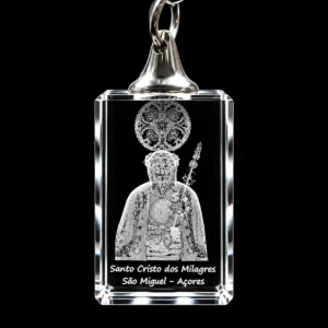PCR032 Porta-Chaves Cristal s/Luz LED - Santo Cristo - São Miguel