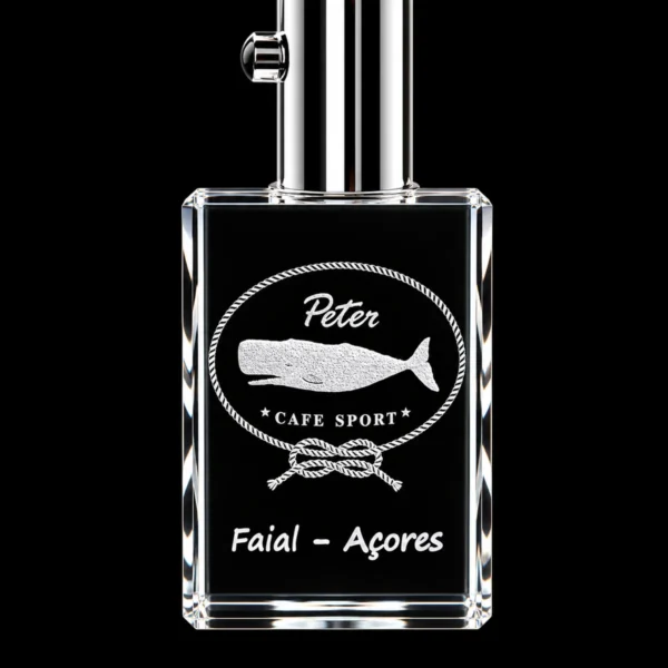 PCR054 Porta-Chaves Cristal Rect c/LED Café Peter