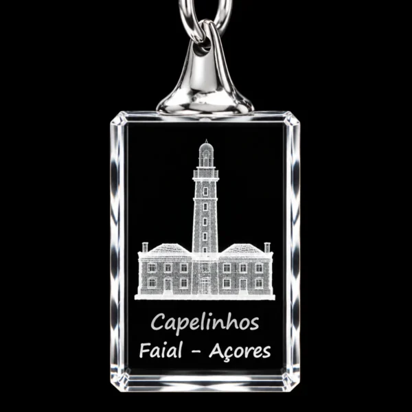 Porta-chaves s/Led Farol Capelinhos- Faial