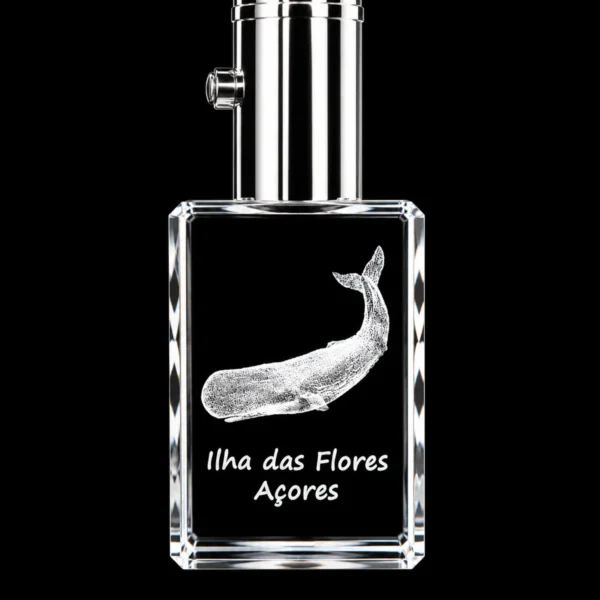 Porta-Chaves Cristal Rect c/LED Cachalote-Flores