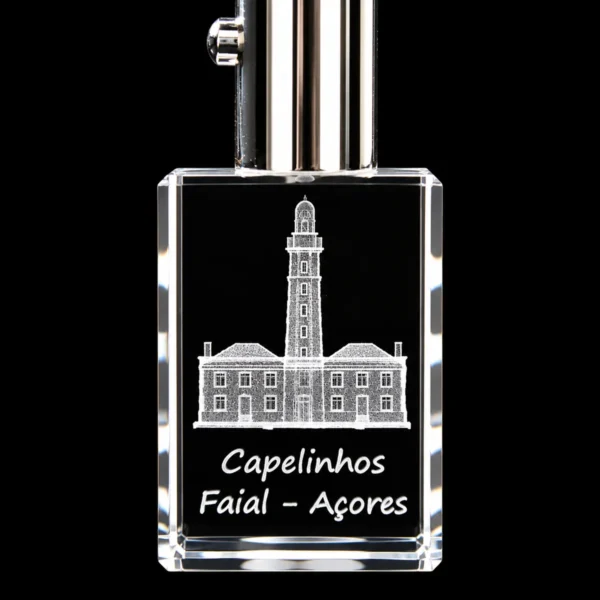 Porta-chaves c/Led Farol Capelinhos- Faial