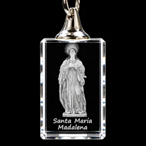 Porta-Chaves Cristal s/Luz LED - Santa Maria Madalena
