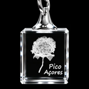 Porta-Chaves Cristal Quad Hortênsia - Pico