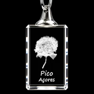 Porta-Chaves Cristal s/Luz LED - Hortênsia - Pico