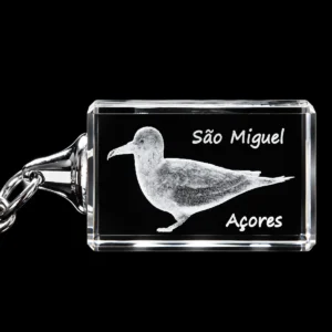 Porta-Chaves Cristal s/LED - Cagarro - São Miguel