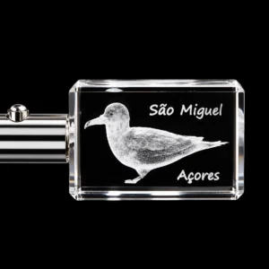 Porta-Chaves Cristal c/LED - Cagarro - São Miguel