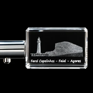 Porta-Chaves c/Led Farol e Vulcão 2D